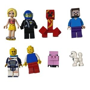 LEGO Partial Minifig Animal Variety Lot of 8 DIY Crafts Cake Topper Replacement